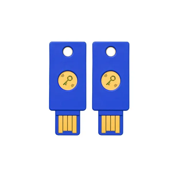 Два ключі безпеки Security Key NFC (USB-A) Yubico - набір основний і резервний